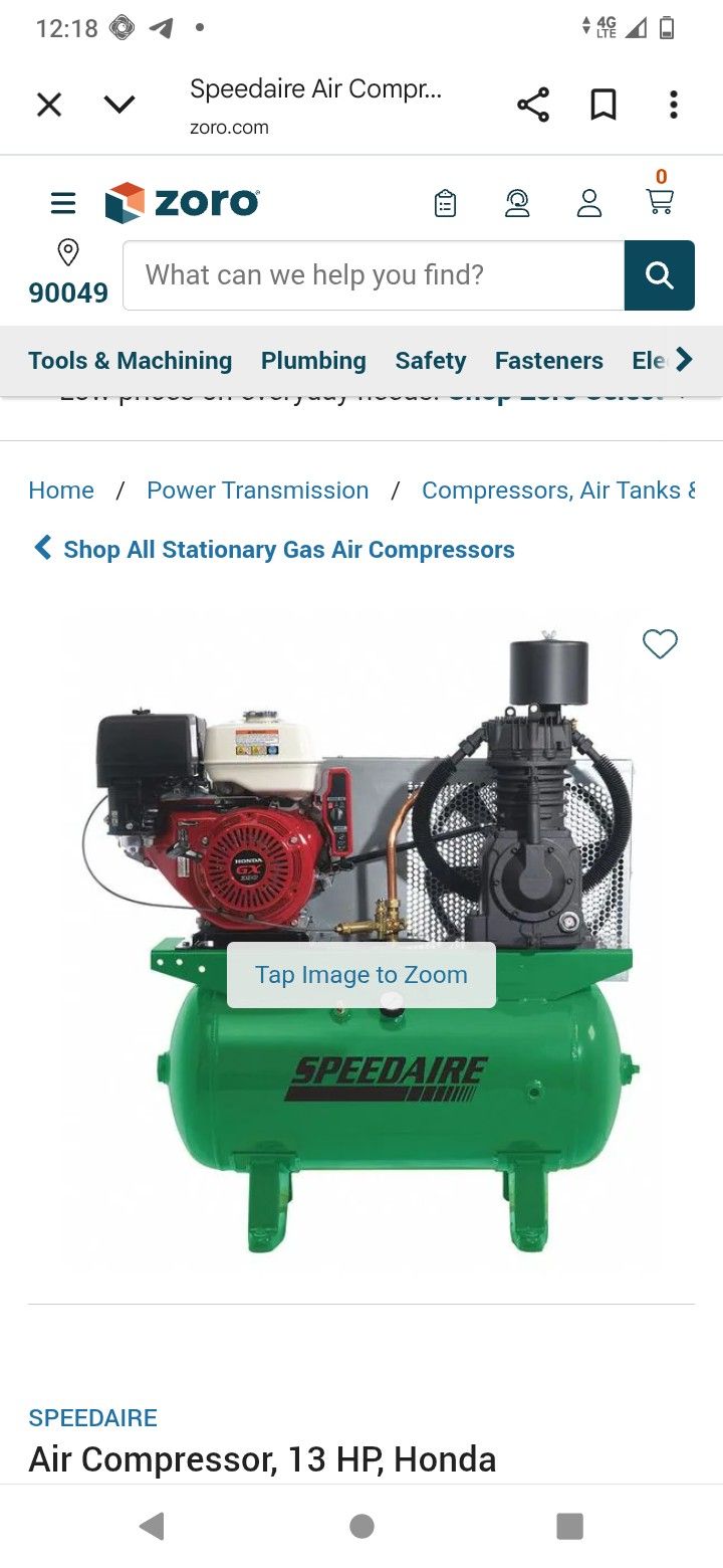 Speedaire Gas Compressor 