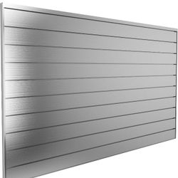 Proslat 88900 Aluminum Slatwall Garage Organizer Storage System, 8' x 4' Silver
