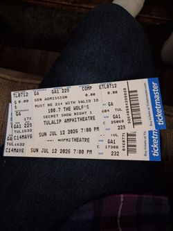 100.7 the wolf secret show night 1 and night 2
