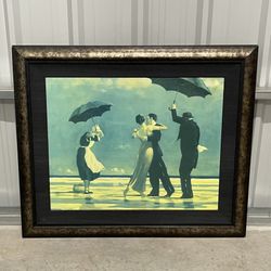 “The Singing Butler” by Jack Vettriano 45x38 Framed Wall Decor