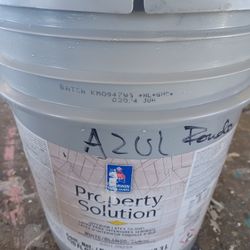 5 Gallons Interior Flat Black Paint 