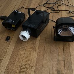NEW SMOKE MACHINES AND STROBE LIGHT 