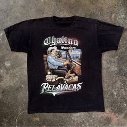Vintage Chalino Sanchez Pelavacas Graphic T-Shirt
