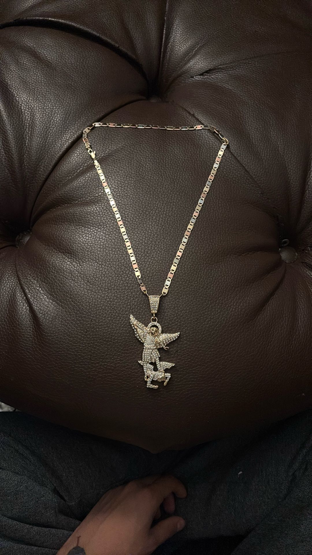 18k Gold Plated Over Silver Chain 