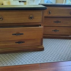 MUST GO: Solid Wood Twin Dressers (Made in USA)