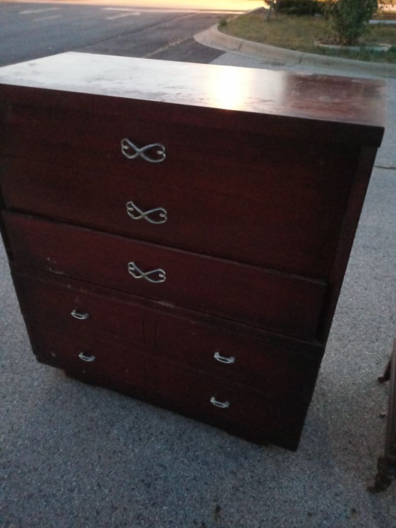 Nice solid wood dresser delivery options available !!!