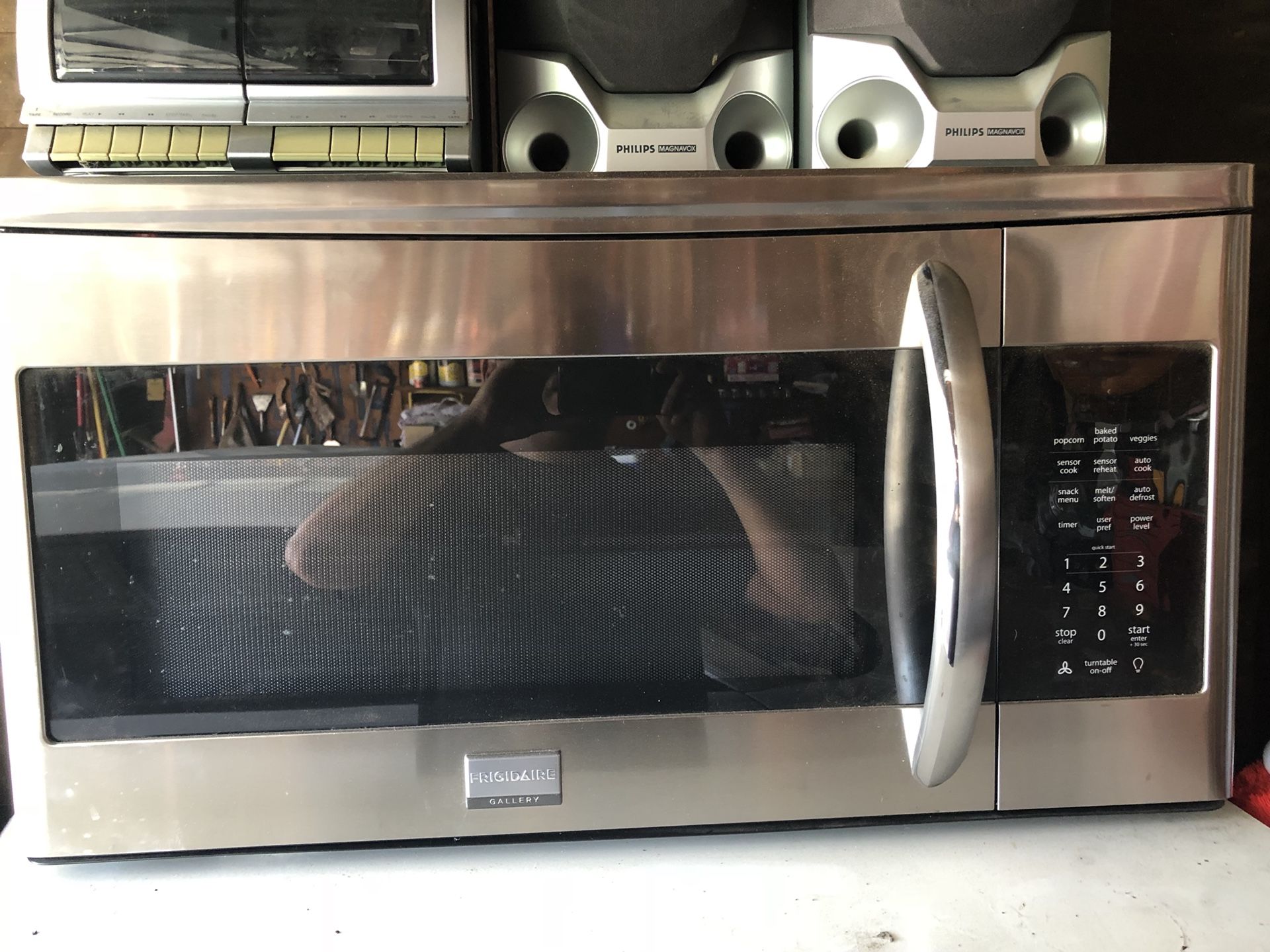 Frigidaire Gallery FGMV175QF 30" 1.7 cu. ft. Over-the-Range Microwave Oven with 300 CFM Ventilation, 1,000 Cooking Watts in Stainless Steel