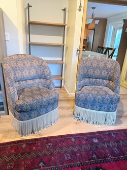 Beautiful Napoleon III–Inspired Lounge Chairs