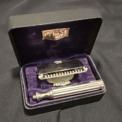 Vintage GEM Safety Razor in Original Case