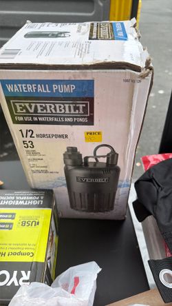 Everbilt Waterfall pump