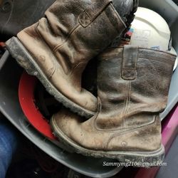 Steel Toe Work Boots Size 9.5 