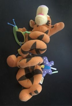 Winnie the Pooh- Tigger- baby carseat toy.