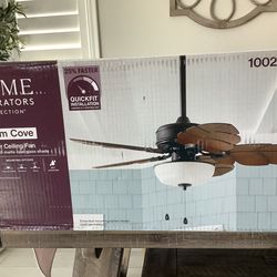 52in. Palm cove indoor/ outdoor ceiling fan.