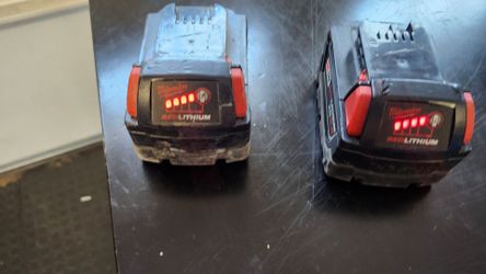 Milwaukee battery red lightning XC 5.0