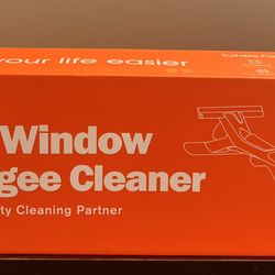 eazer 76'' Spray Window Squeegee Cleaner Tool, 3-in-1 Window Washer Cleaning Kit with Extension Pole