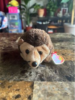 Vintage Beanie Baby HedgeHog Prickles