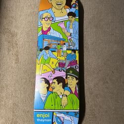 New ENJOI Thaynan Costa “Weekend at Louie’s Skateboard Deck