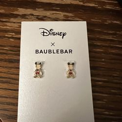 NEW BAUBLEBAR X DISNEY'S MICKEY MOUSE SMALL STUD EARRINGS  