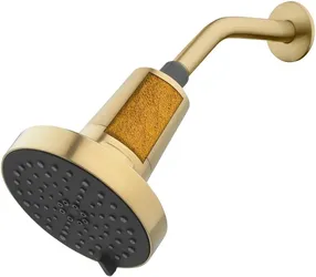 allen + roth Lillian 4 -Spray Chrome 6-in Round Filtered Shower Head 1.8 GPM