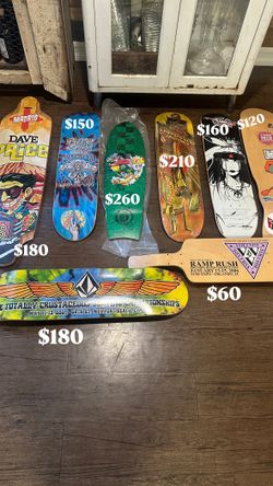 New Rare Skateboard Decks