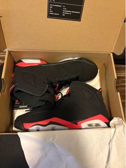 air jordan 6 retro red black
