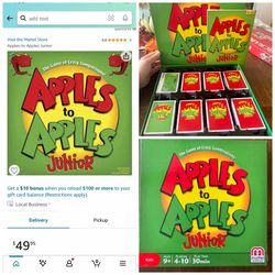 Apples To Apples Board Game 
