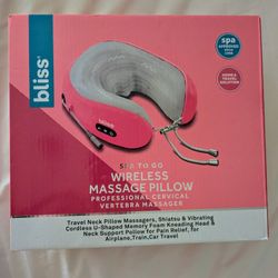 BLISS Spa to Go Wireless Massage Pillow (Winner of a Giveaway)
