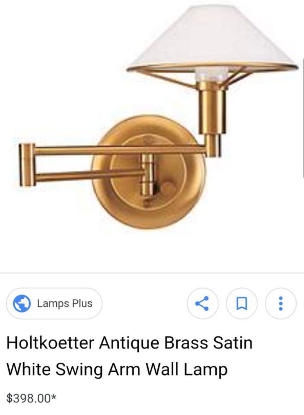Holtkotter Leuchten MCM brass wall sconce light fixture