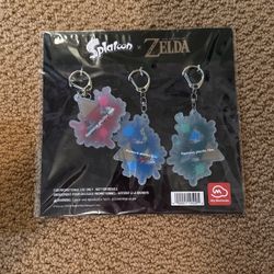 Zelda Splatoon Key Chain Nintendo Rewards