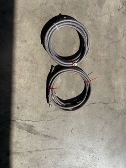 2pc 5' Braided Stainless Steel Waterline