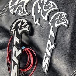 SRT HELLCAT LED EMBLEM (WHITE)