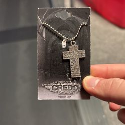 Credo Cross Necklace Christian Christianity Jewelry