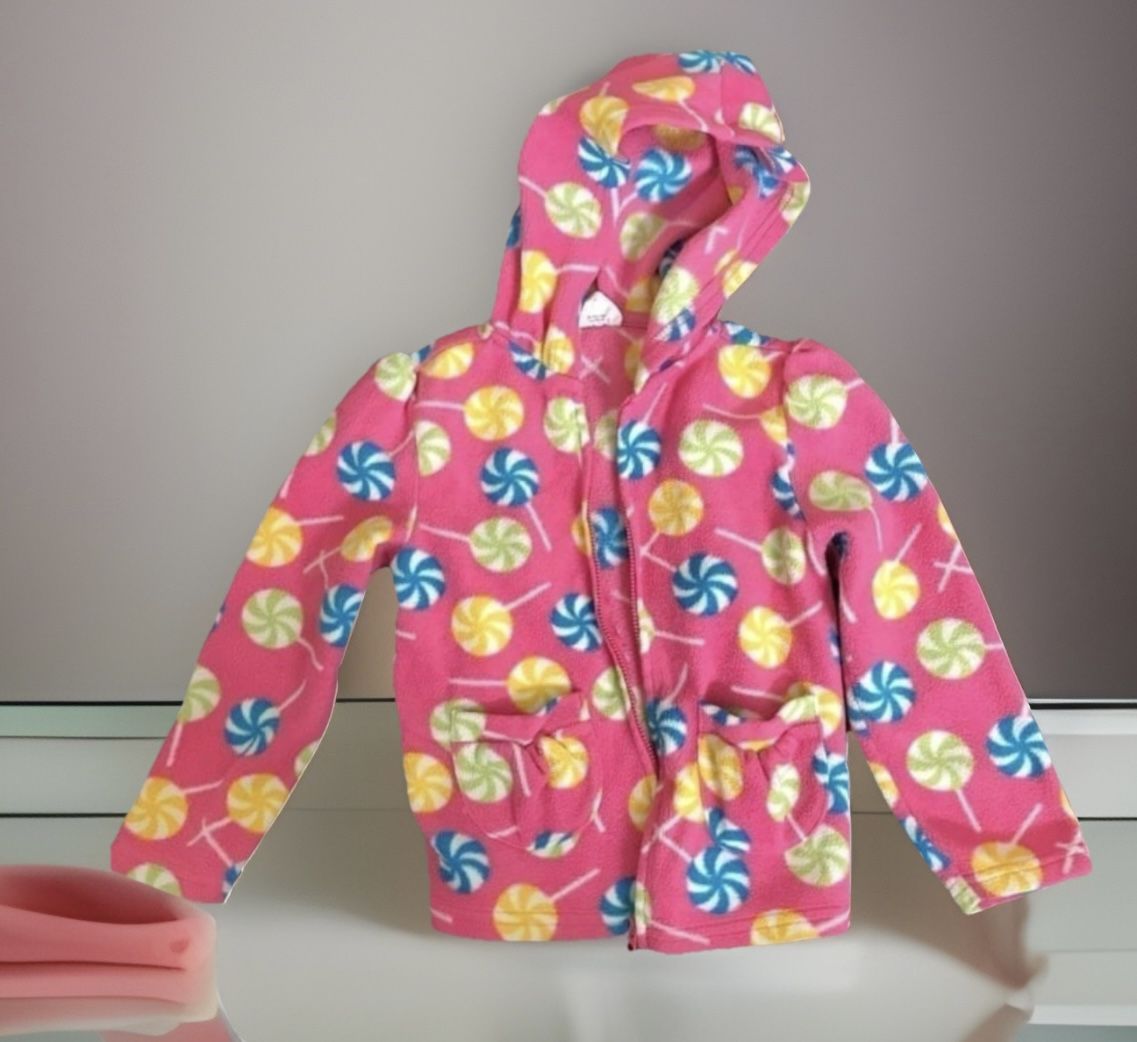 Girl’s Winter Jacket hoodie Lollipops Candy size 5
