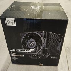 NEW - Scythe Mugen 6 Black Edition (SCMG-6000DBE) 120mm 2x Fan CPU Heatsink Cooler