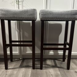 Giantex 29.5" Bar Height Bar Stools Set of 2