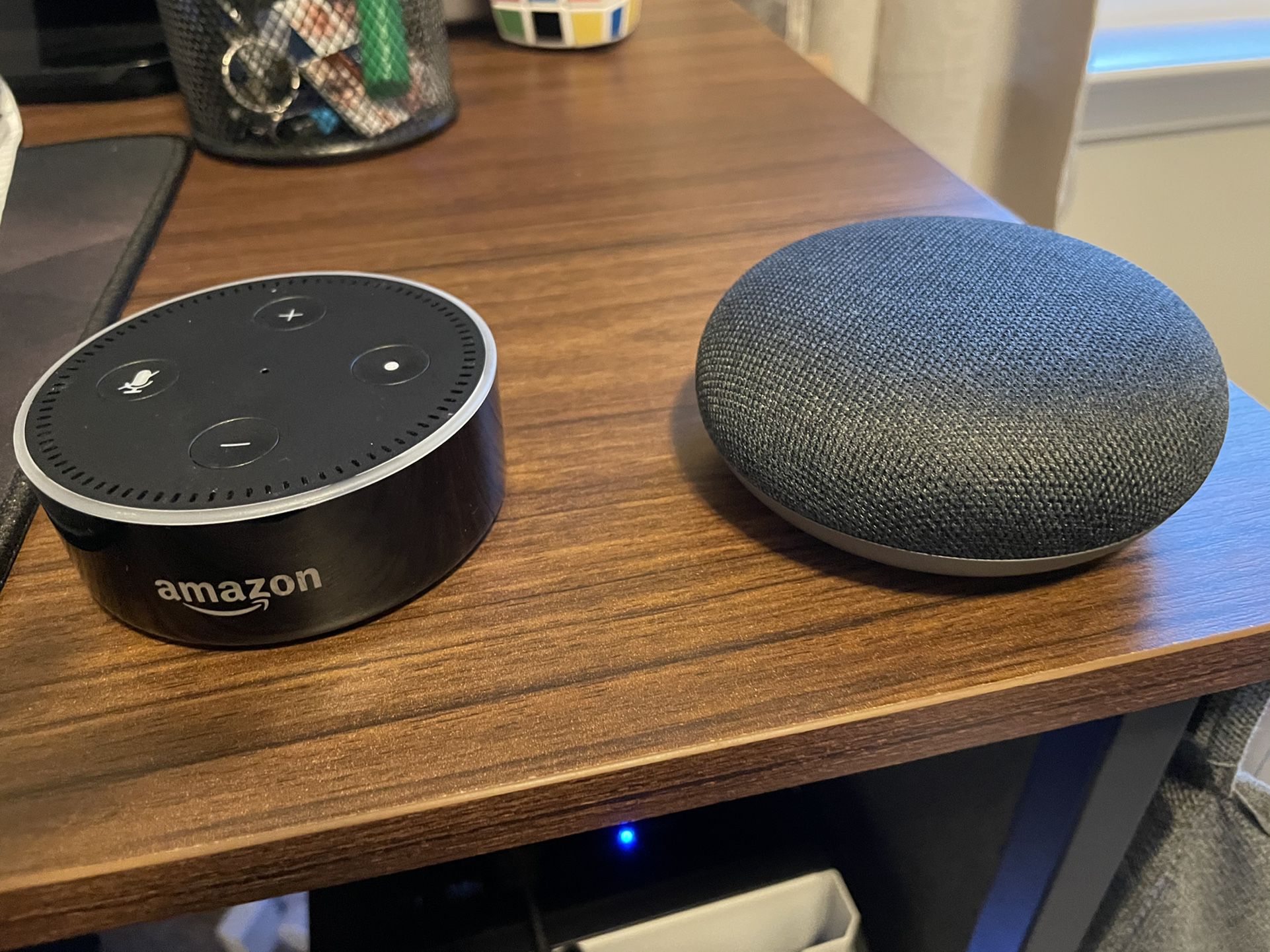 Amazon Echo Dot & Google Home Mini. $15 Each Or $25 For Both