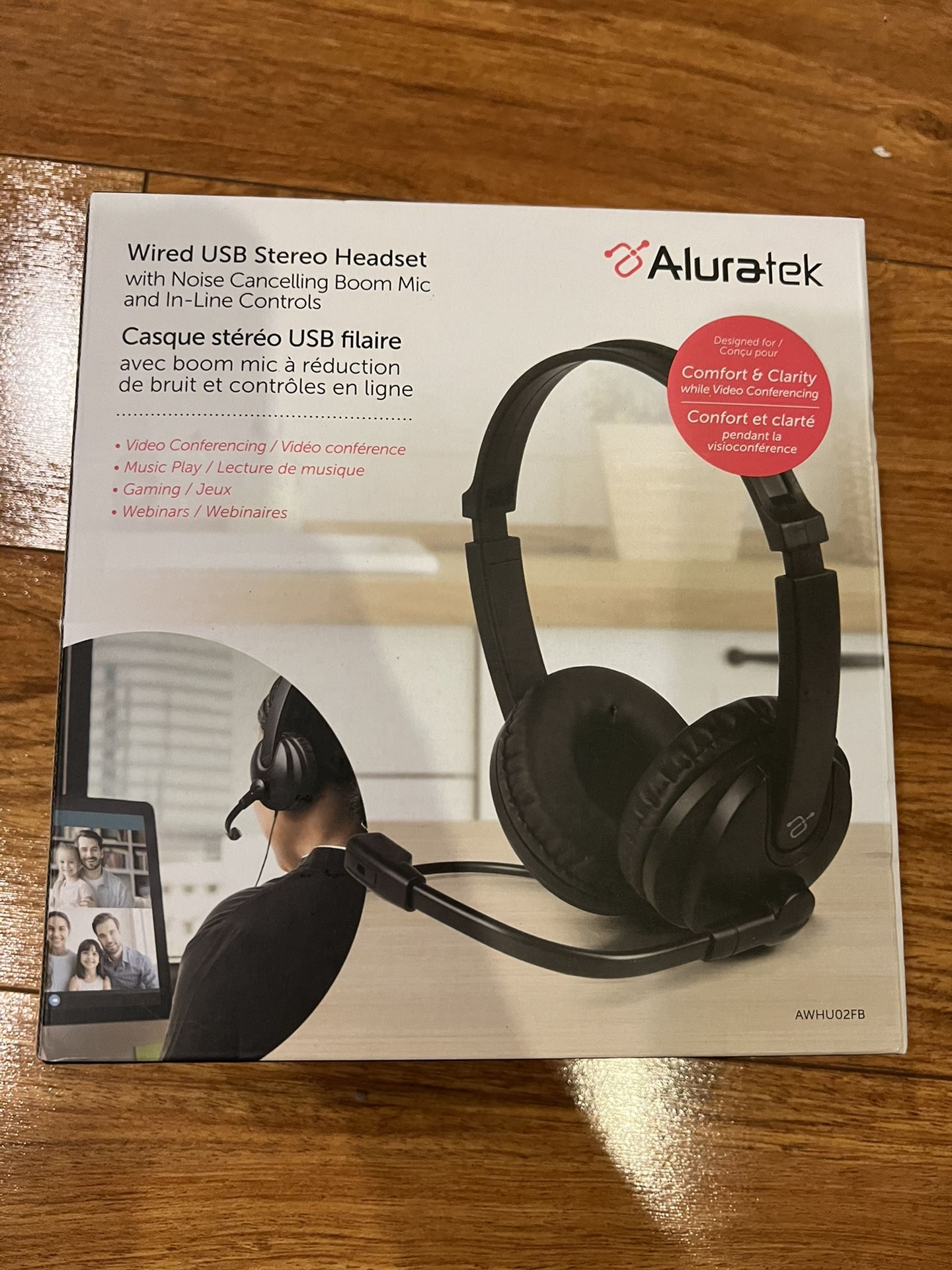 Alurakek USB Stereo Headset - Brand New Sealed 