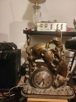 Vintage horse clock