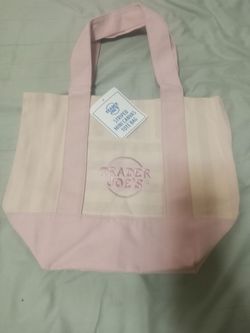 TRADER JOES SUMMER 2026 MINI TOTE PINK