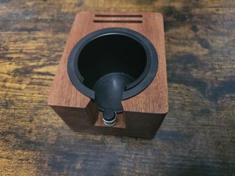 Espresso Tamping Station Wood 54mm-51mm - Natural Walnut Portafilter Holder Coffee Tamper Station Espresso Tools Puck Screen Organzier Espresso Machin