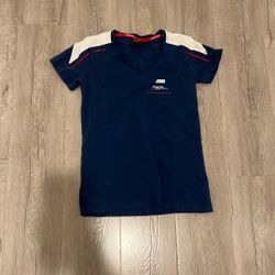 BMW Women's Motorrad V-Neck T-Shirt Size Small Powersports Tee