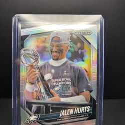 2025 panini prizm jalen hurts Silver