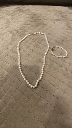 Coyar De Perlas 14k Auténtico 