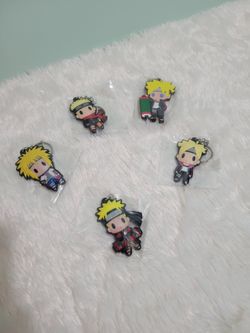 Naruto Anime Chibi Keychain Set of 5
