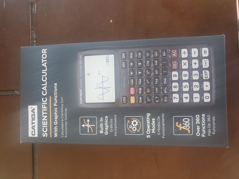 Scientific Calculator With Graphic Functions 