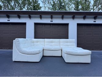 🛋️ Couch/Sofa Sectional - Z Gallerie - Ivory - Delivery Available 🚛