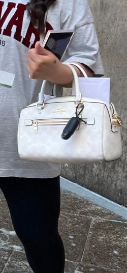 Coach White&gold Satchel