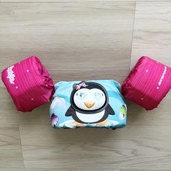 Stearns Puddle Jumper Penguin Kids Pool Floatie, Life Vest