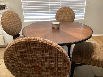 Table and chairs
