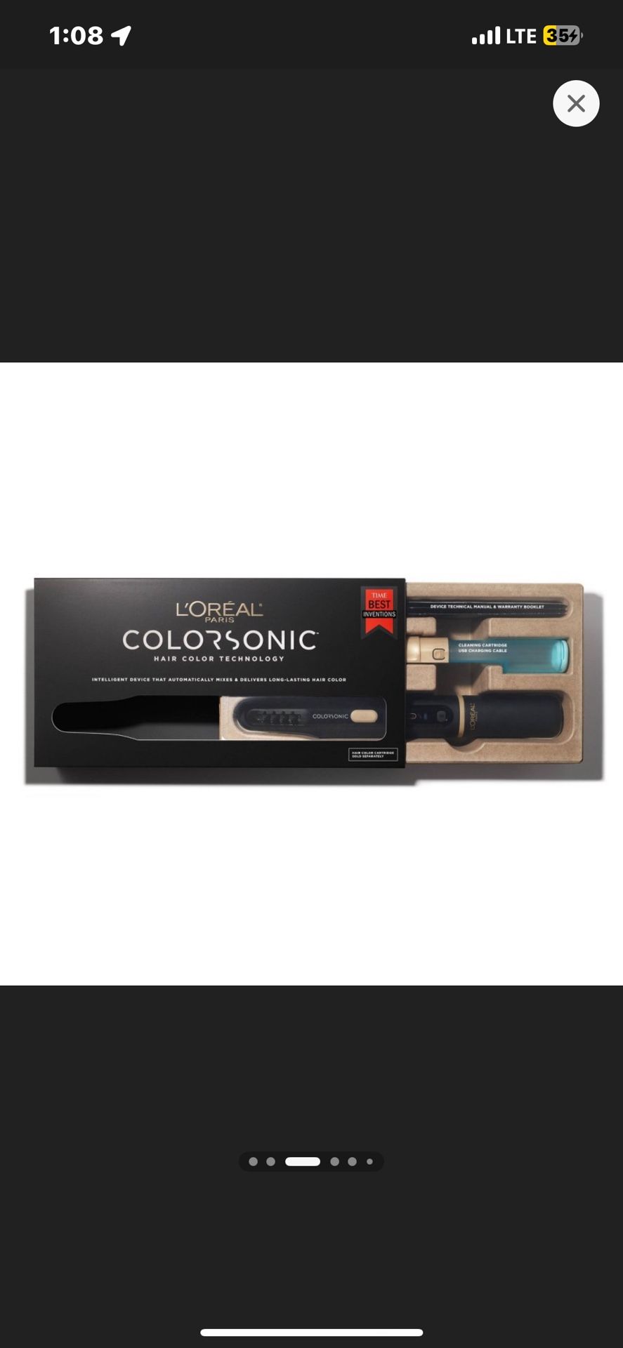 L’Oréal Colorsonic Hair Color Application Device